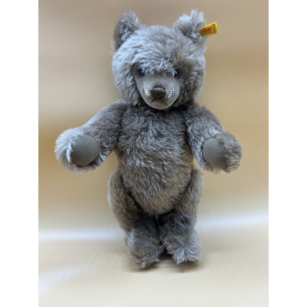Rare VTG Steiff Light Brown Teddy Bear 16" Fully Jointed Button Ear Tag 0202/41 - Picture 3 of 7
